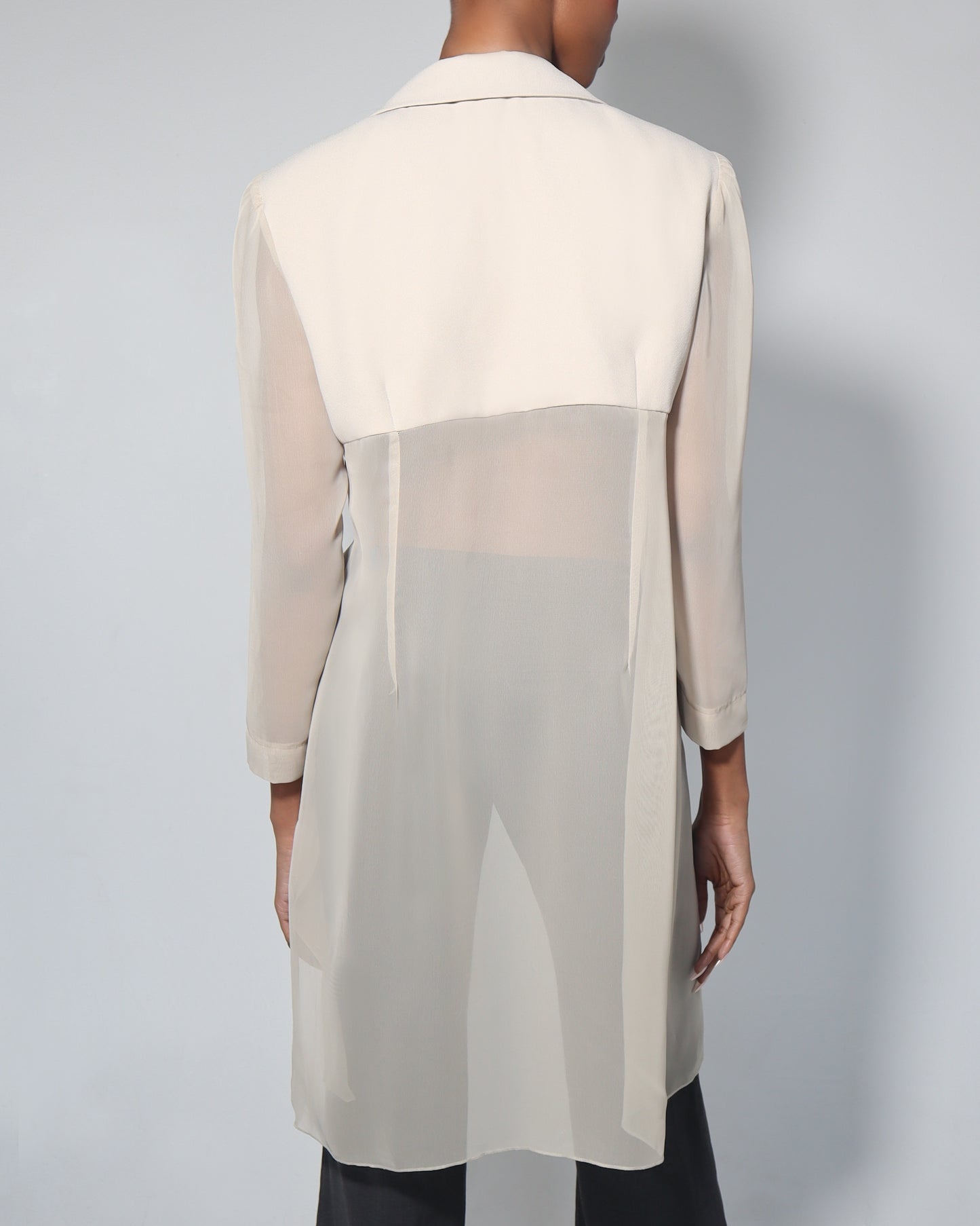 Sheer Blazer Top 1:15