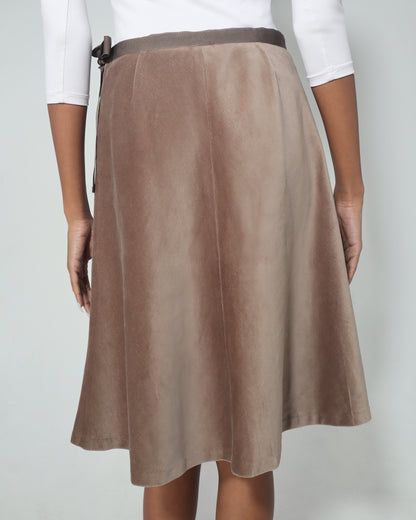 Suede Midi Skirt 1:17